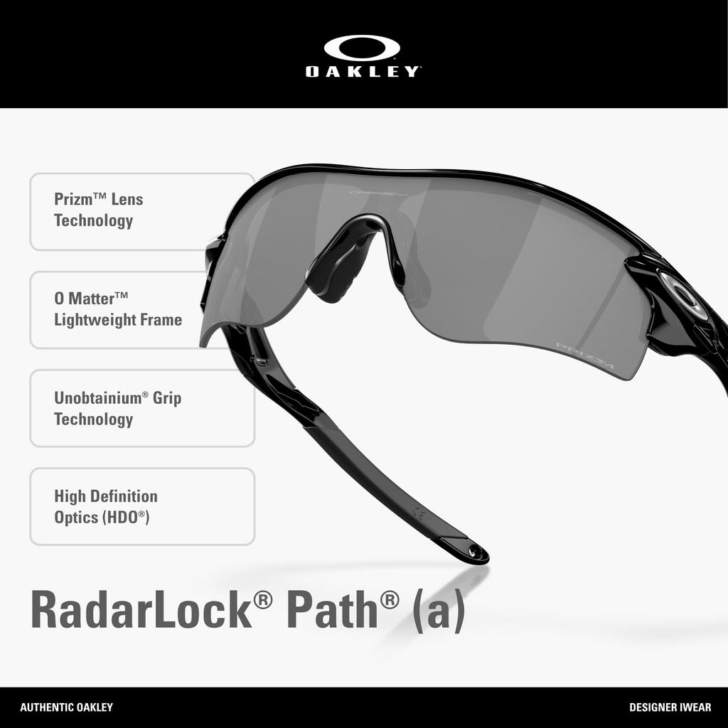 Солнцезащитные очки 0OO9206 RADAR PRIZM BLACK 38 LOCK PATH 920641 Спортивные [Oakley] (Азия Монтаж)