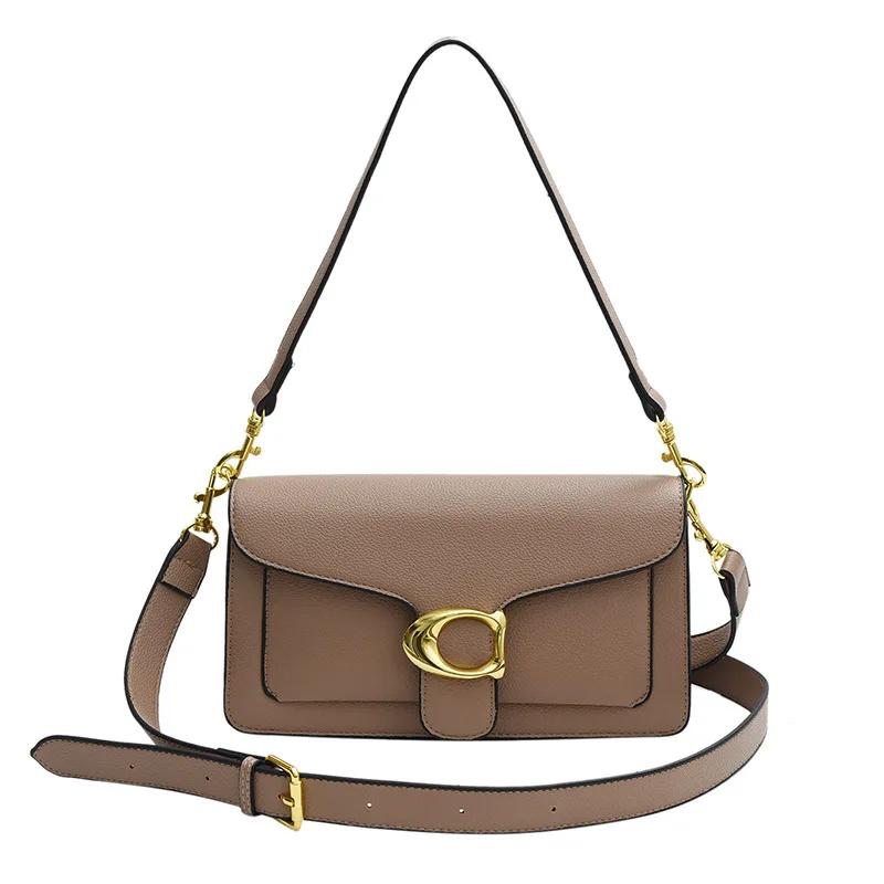 Женская сумка в европейском и американском стиле, новая модная и универсальная, маленькая квадратная сумка на одно плечо, сумка через плечо, женская сумка