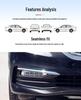 Manshi Front Bumper Decorative & Anti-collision Strip for BMW G38 528Li Fog Light Frame