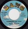 7-дюймовая пластинка ПОЛ ДЭВИС - Думая о тебе B724 Bang Records 1976 США Рок Б/У
