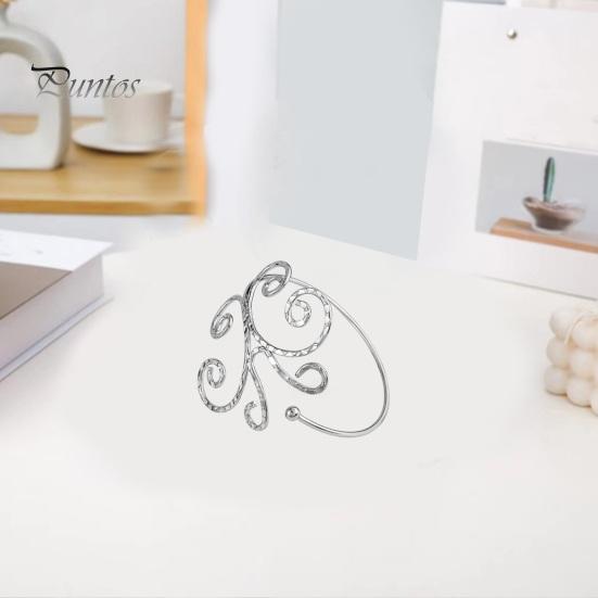 Bracelet Arm Chain Lightweight Bright Color Glossy Hollow-out Geometric Pattern Arm Cuff Bangle Body Bracelet Jewelry Gift