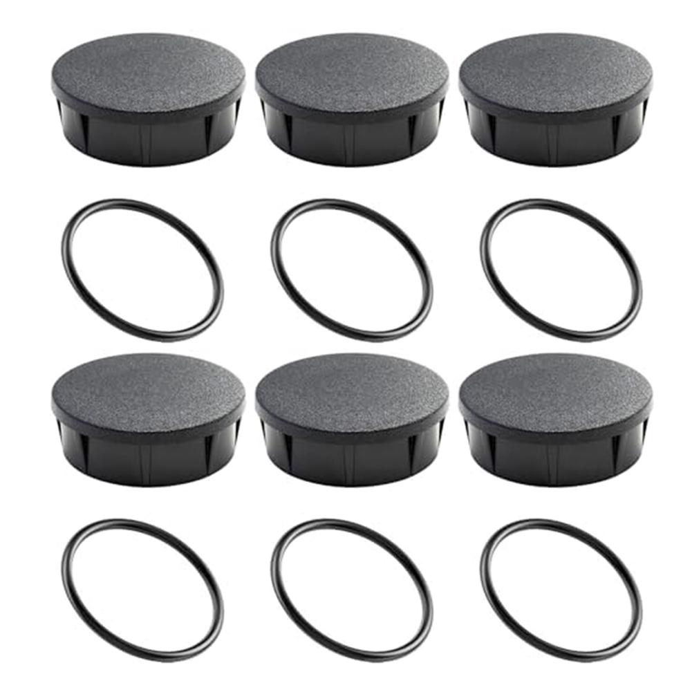 4 6 Pcs Black Plastic Sprinkler Cap Seal Replacement For 1800 1800XC Series Sprinklers Garden Lawn Irrigation System Accessories