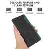 For iPhone 16 Pro Case RFID Blocking Leather Wallet Flip Phone Cover - Black