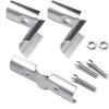 6 комплектов Т-образных зажимов, нержавеющая сталь, серебристый, трубные зажимы, внешний диаметр 1", 25 мм