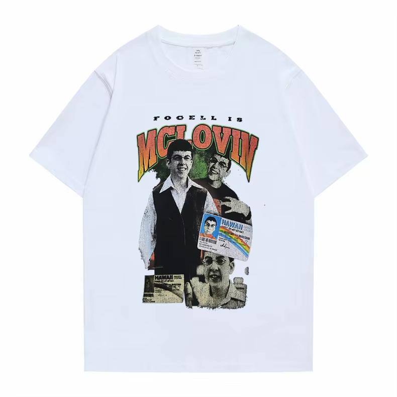 Mclovin Superded Men Cotton T-shirt Summer Mens Women Harajuku Short Sleeve Funny Birthdy Gift for Man Print Art Tees Tops