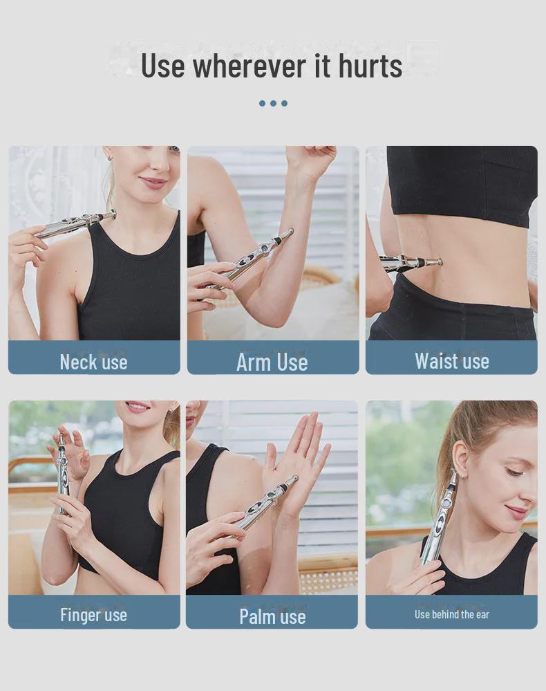 Электрическая ручка для акупунктурного массажа меридианов