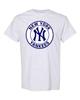 Печать 2025 Логотип NY Yankees , Нью-Йорк Бейсбол Унисекс Футболка с коротким рукавом Унисекс