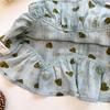 Girls' Heart & Daisy Sleeveless Vest and Floral Bow Knot Shorts Set