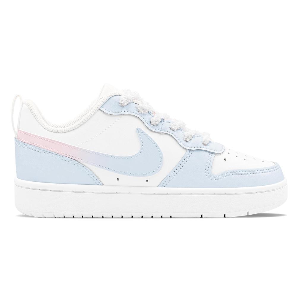 Nike Court Borough Romantic Favor, Dream Blue Heart, Couple's, Fresh Aesthetic, Comfortable Versatile BQ5448-100(Team1655-S-BOX)