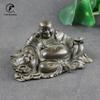 Copper Maitreya Buddha Figurines Brass Statue Ornaments Home Decor Craft for Living Room Office Desk Decorations Amitabha Buddha