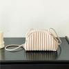Pleated Bag Women's Fashionable Retro Niche Design Clip Shoulder Bag Women's Fashionable Leather Messenger Bag Women