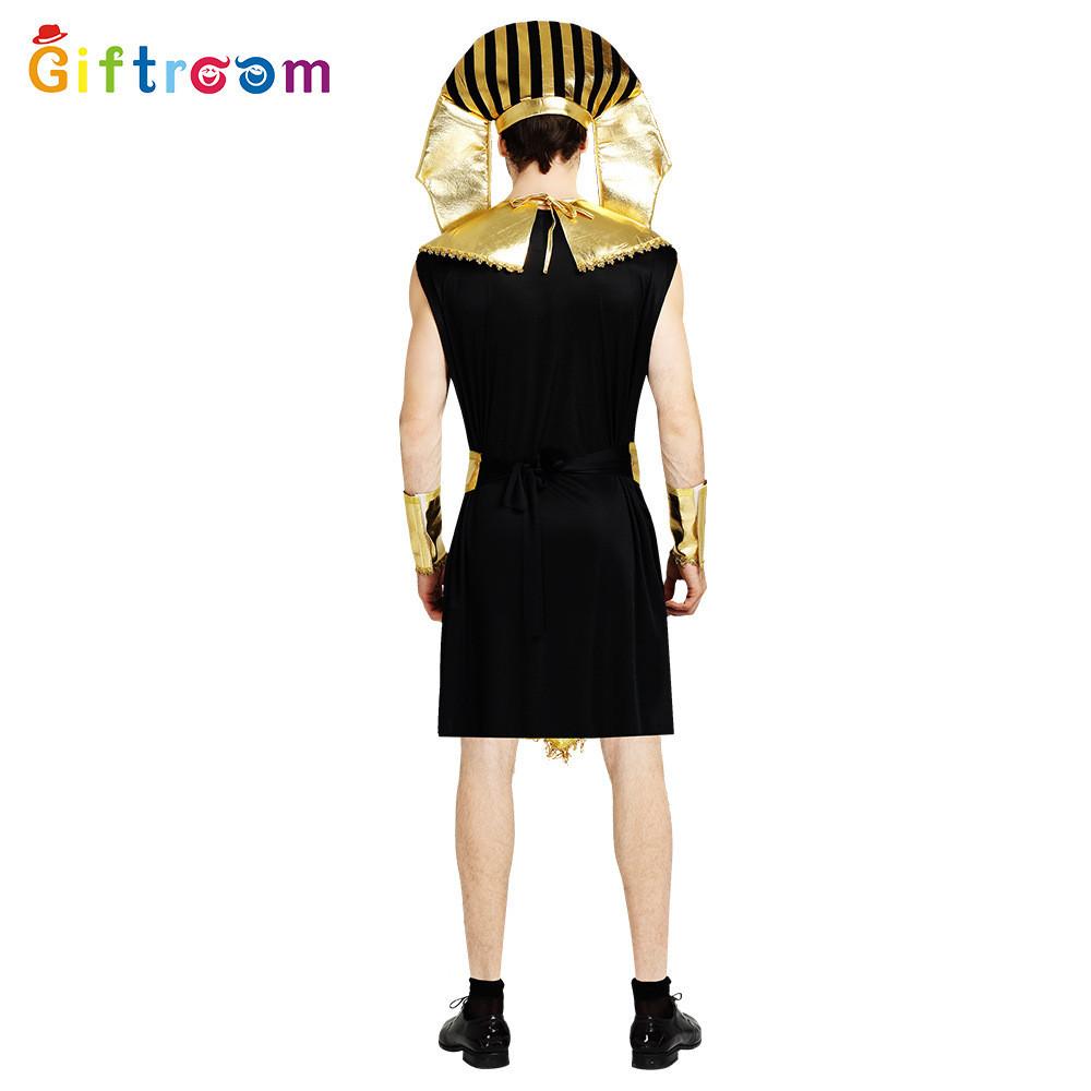 Элегантный набор костюмов для пары: Египетский Фараон и Царица, для сценических выступлений и ролевых игр