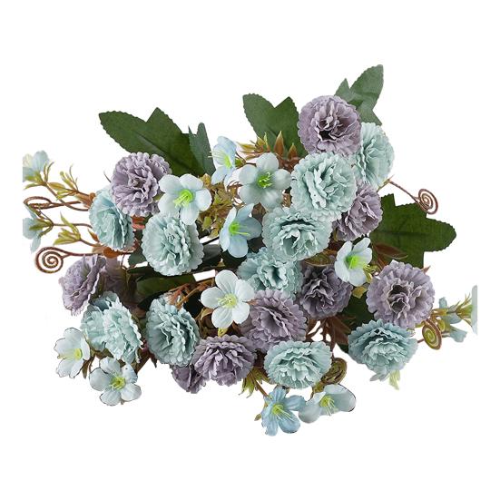 Букет искусственных цветов Реалистичный на ощупь Не увядающие Искусственные цветы Центральный элемент стола Свадьба Вечеринка Домашний декор