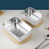 Xiaoyueya 304 Stainless Steel Lunch Box with Bamboo Lid