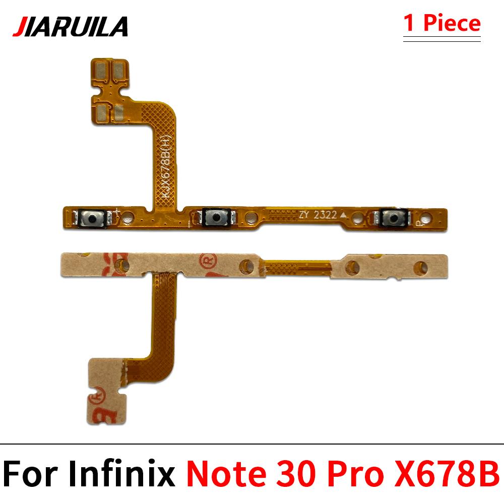 Для Infinix Hot 11S 11 Play NFC Note 11 Smark Go Camon 11 11 Pro Pop 1 Кнопка включения/выключения Кнопка регулировки громкости Шлейф