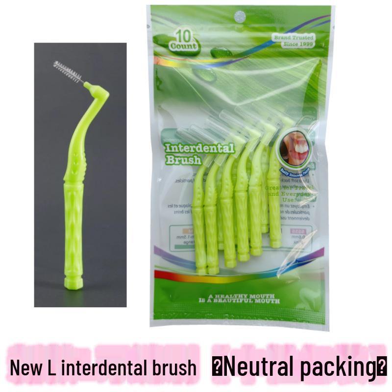 Ортодонтическая L-образная мягкая щетина для чистки межзубных промежутков и зубов мудрости