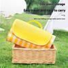 Various Size Picnic Mat Beach Mat Washable Lightweight With Handle Red Checkered For Hiking Travelling Outdoor Camping Parks