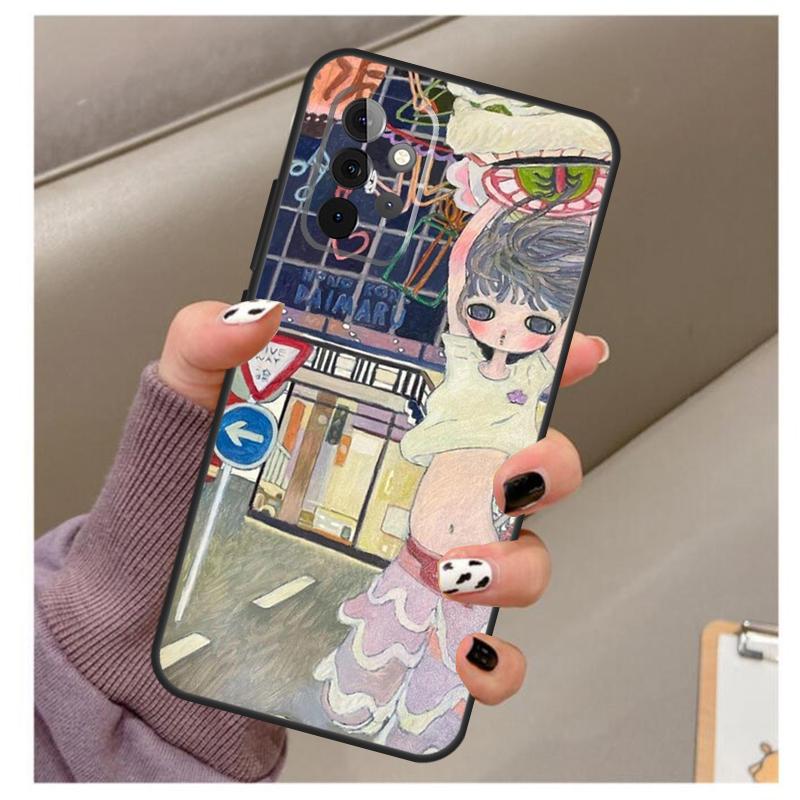 Мультяшный Эстетичный Чехол Aya Takano для Samsung Galaxy A32 A52 A12 A22 A16 A26 A36 A56 A06 A55 A35 A15 A54 A34 A14 A13 A53