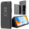Full Body Case for Xiaomi Redmi 10C 360 Protection Clear View Smart Case - Black