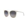 Gucci Round Frame Acetate Sunglasses White White Grey