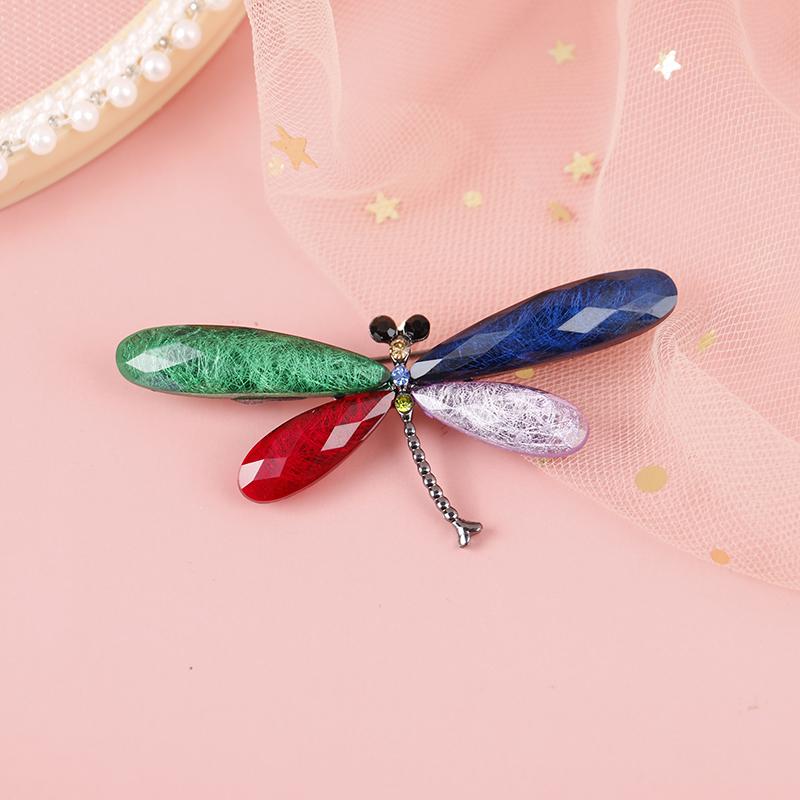 1шт модные броши-стрекозы женские насекомые свадебные офисные броши булавки ювелирные изделия