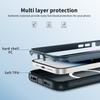 For iPhone 14 Pro Max Case Compatible with MagSafe Lens Frame Kickstand TPU+PC Shockproof Phone Cover