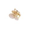 Korean version cat's eye stone cherry hairpin comb hair accessory for women