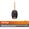 Silicone Key Fob Cover Fit for Honda Accord Civic Crosstour CR-V CR-Z Fit ight Odyssey Pilot Ridgeline Straight 3 Buttons Key Fob | Car Accessories |