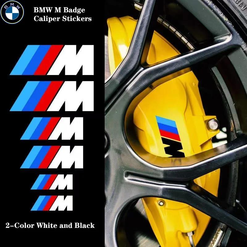 HVDS5 6pcs Car Brake Caliper Sticker Heat Resistant Decals for BMW E93 F10 F20 F30 F40 F15 F25 F26 F31 F49 F86 M3 M5 X3 G20 G30