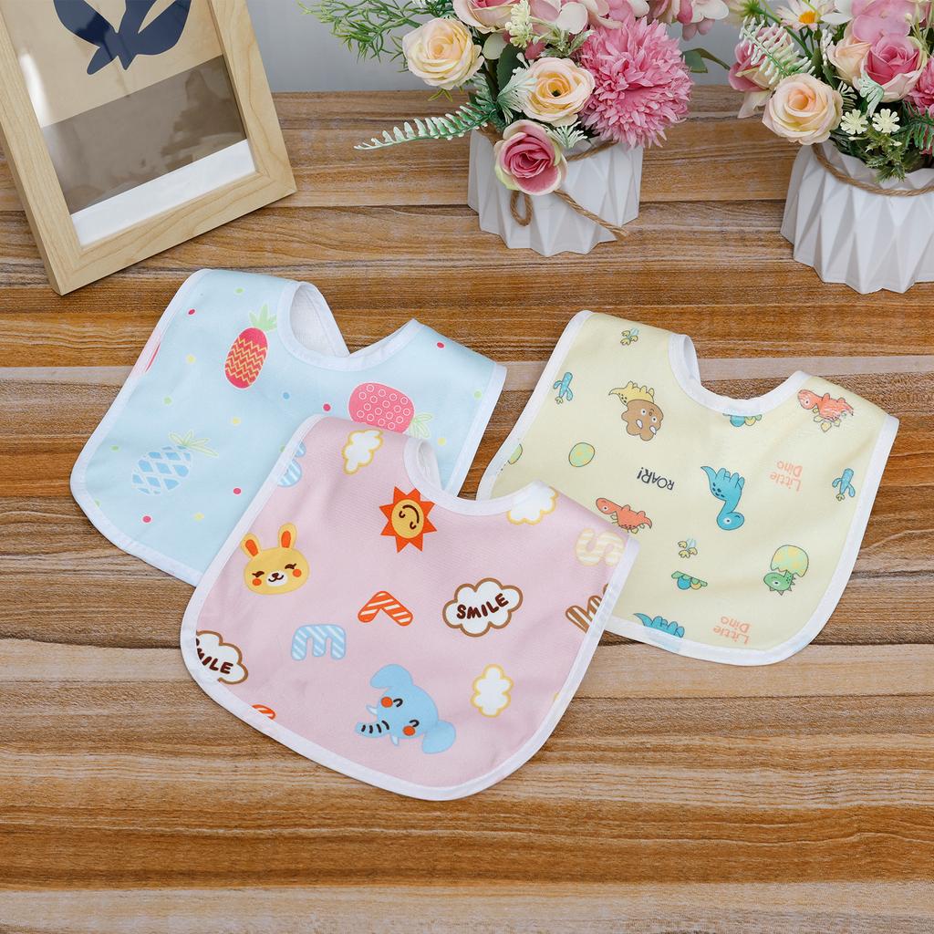 10pcs Baby Bib Set for Boys & Girls Breathable Baby Feeding Bibs Skin-friendly Drool Bib Set Drooling and Teething Bibs