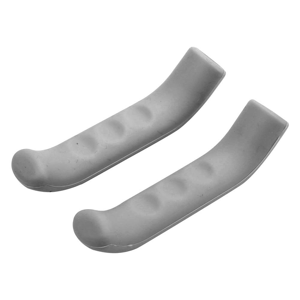 2Pcs Brake Handle Silicone Sleeve Mountain Bike Brake Lever   Cover White