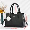 New Trendy Simple Light Luxury Women Handbag Elegant Atmospheric Design Portable Single Shoulder Crossbody Daily Matching Bag