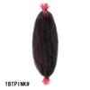 Пружинистые Афро Твисты Черные Синтетические Вязаные Волосы Marley Twist Кудрявые Плетения Наращивание Волос DIY Парики Для Женщин