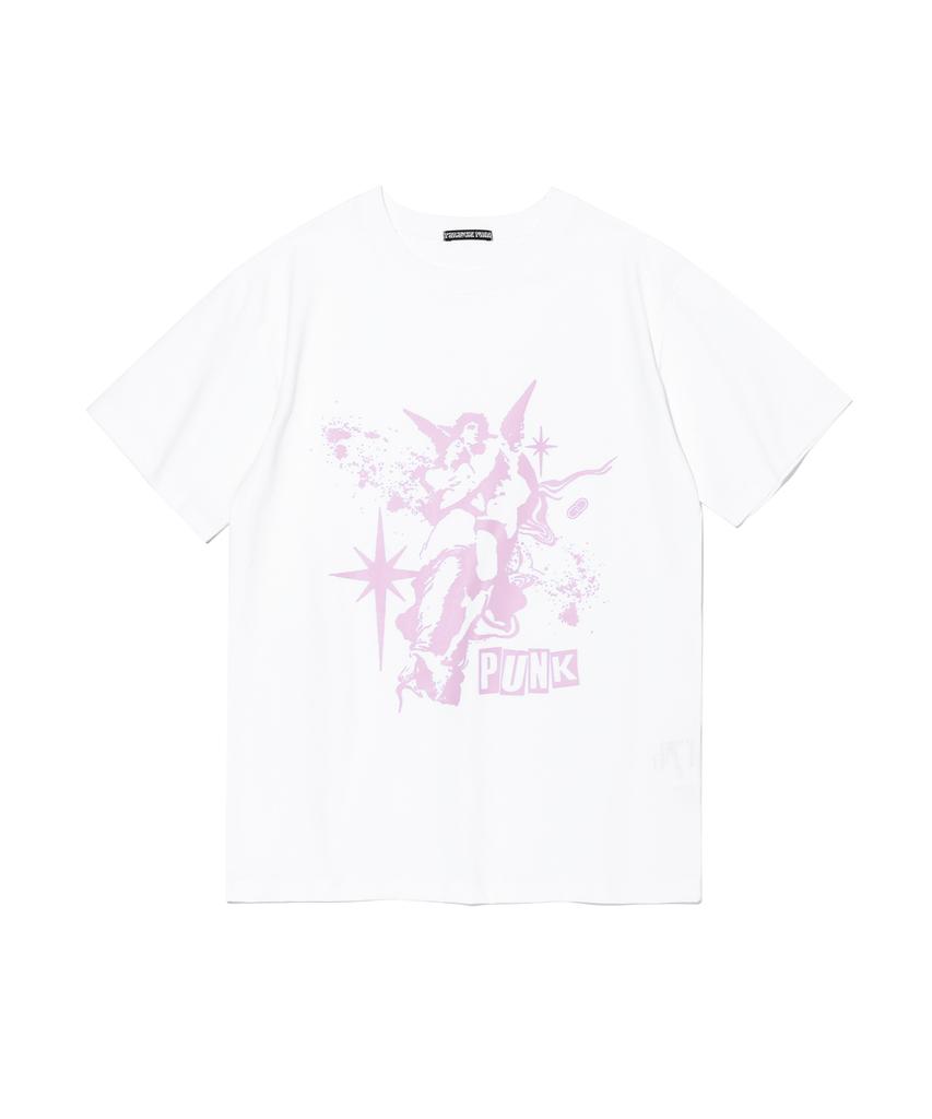 Nagwonpeongkeu Футболка Shine Pink [Белый]