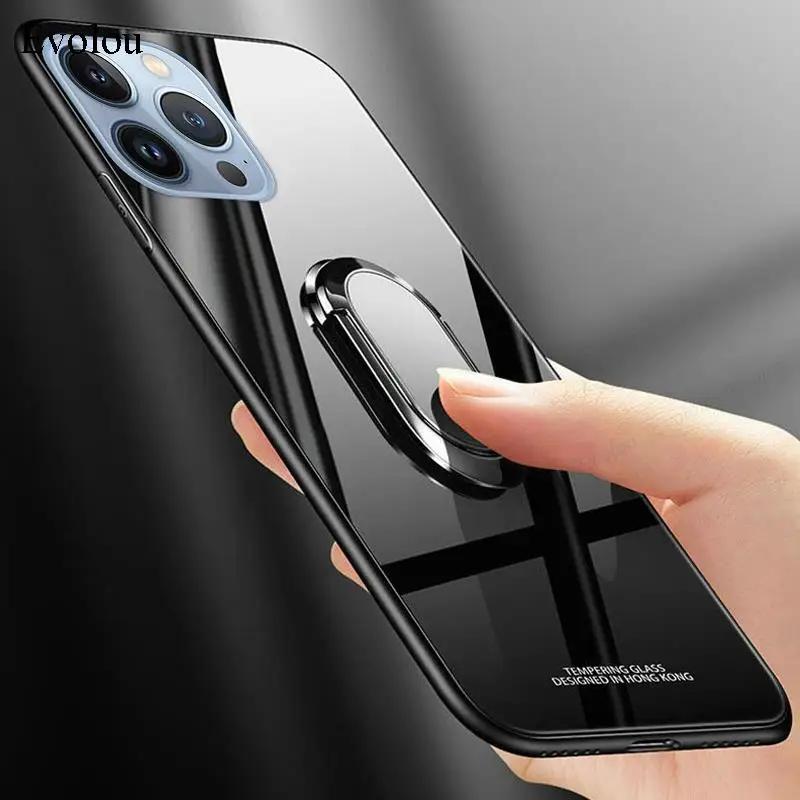 Закаленное Стекло Магнитное Кольцо Стенд Держатель Чехол Для VIVO X100 Ultra X100S Pro X90 Pro Plus X80 Ударопрочный Ремешок Чехол Для Телефона