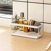 Органайзер для кухонной раковины Многофункциональная настольная подставка для слива губок Полка для раковины на подоконник Боковая полка для раковины с поддоном для капель для