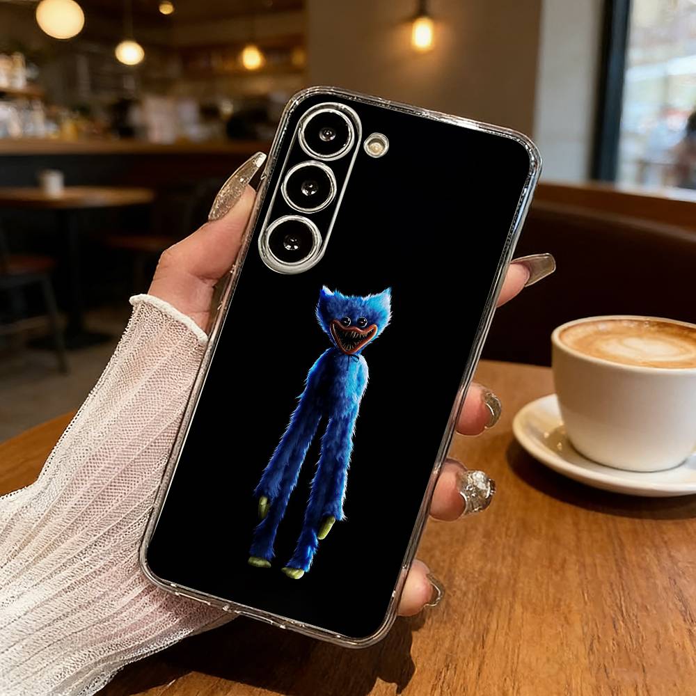 Чехол для телефона H-huggy W-Wuggy для Samsung S25,S24,S21,S22,S23,S30,Ultra,S20,Plus,Fe,Lite Прозрачный чехол