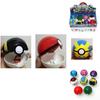 Pocket Monster Ball Toy 7cm Diameter Abs Material Set Of 8 Pokemon Figures