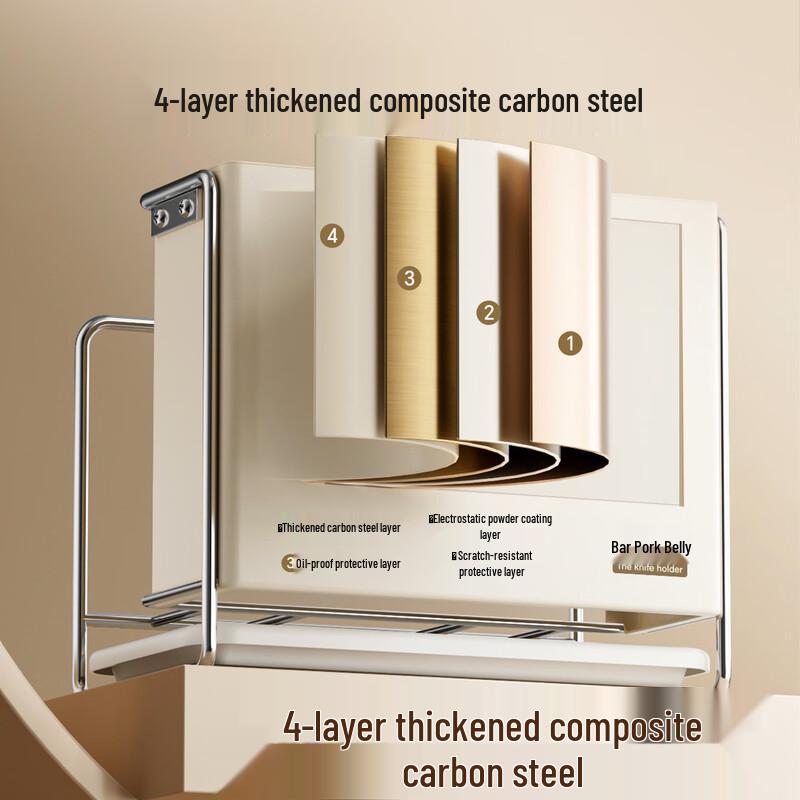 Bear Integrated Carbon Steel Kitchen Organizer