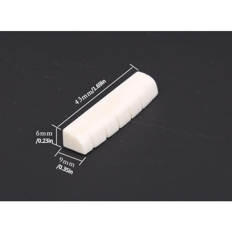 1 комплект штифтов для костяного моста, гвоздь, гайка, седло для акустической фолк-гитары