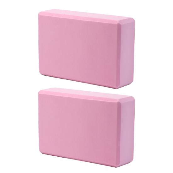 1/2Pcs EVA Yoga Block Supportive Non-Slip Foam Block Lightweight Pilates Meditation High Density Fitness Gym Blocks