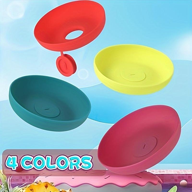 Silicone Ice Cream Holder Stand Summer Popsicle Holder Leak-Proof Support Drip Guard for Children's Ice Pop On-The-Go Snack Tray