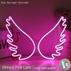 Украшения для вечеринок Светящиеся палочки Неоновый свет Украшение комнаты Красочные огни Атмосфера Креативные украшения Подсветка Крылья ангела