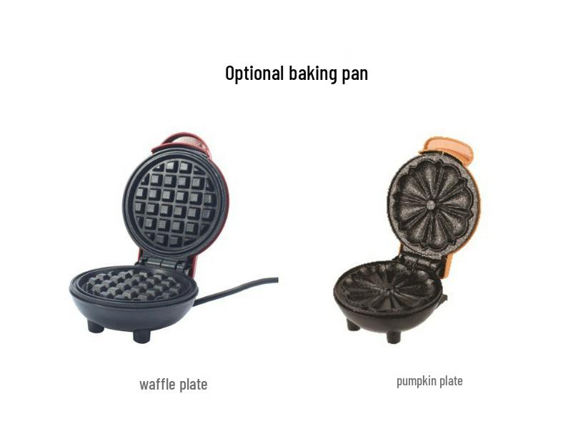 Dual Voltage Mini Waffle Maker for American Waffle & Sandwich Breakfasts