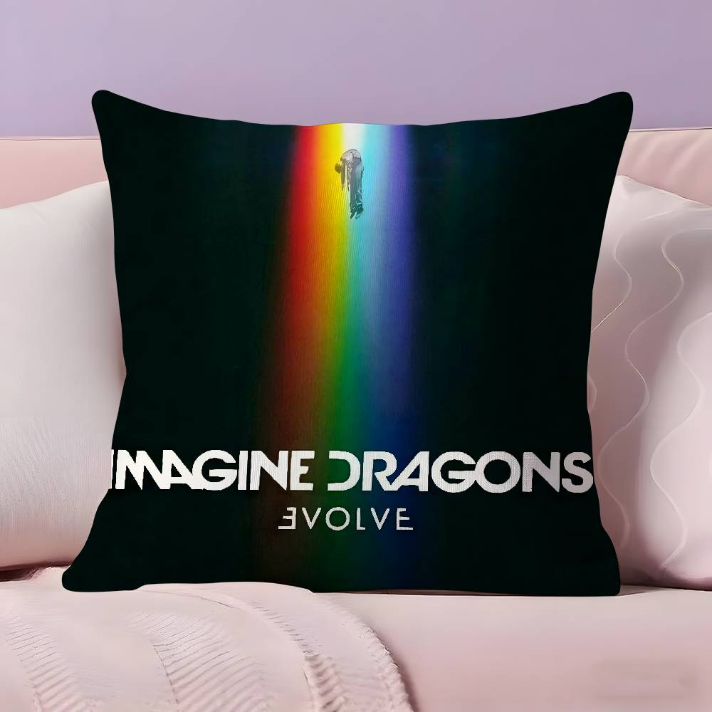 L-Imagine D-Dragons Наволочка Ультрамягкая, Безопасная для Кожи Ткань Облакоподобный Комфорт и Скрытая Молния
