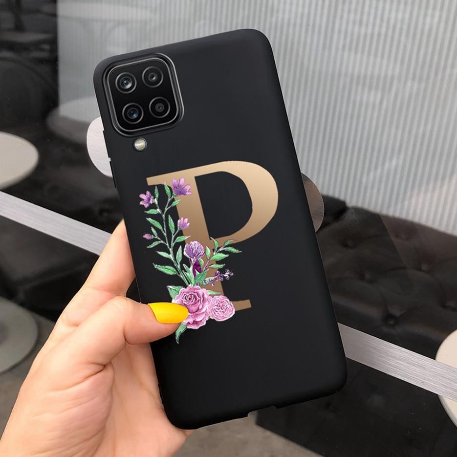 Милый чехол с буквами для Samsung Galaxy A12, чехол A42 A52 5G, мягкий тонкий чехол для Samsung A42 A52 5G A 12 42 52 SM-A426B, бампер