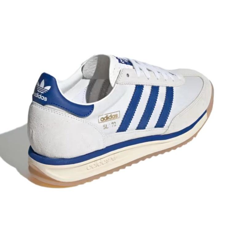 Adidas SL72 RS Белые Королевский Колледж Унисекс Кроссовки Облачно-Белые Резиновые JH5647