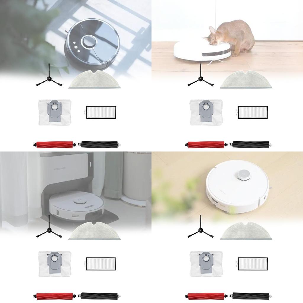 For Stone Robot Vacuum Accessories For Q5 Pro Q8 Max Main Brush Filter Dust Collection System