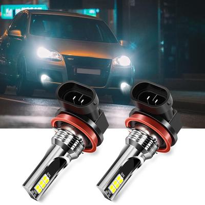 2 шт. H11 H8 12SMD 110 Вт светодиодные противотуманные фары для автомобиля Golf Passat Jetta CC Polo Touran Tiguan Eos Sharan Scirocco