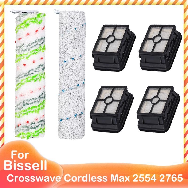 Основная щетка HEPA-фильтр для Bissell Crosswave Cordless Max 2554 2554A 2590 2596 2596B 2596M 2765 2765F 2765Z 2765E 2765N 2767Z